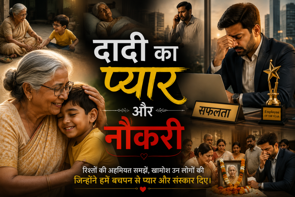 दादी का प्यार और नौकरी भावुक हिंदी कहानी